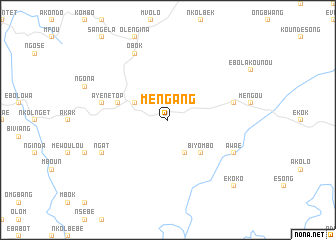 map of Mengang