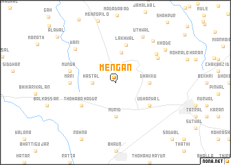 map of Mengan