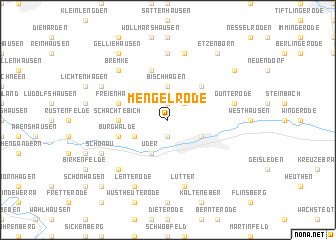 map of Mengelrode