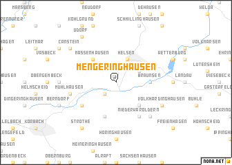 map of Mengeringhausen