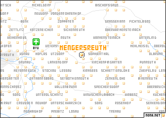 map of Mengersreuth