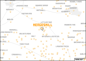 map of Menges Mill