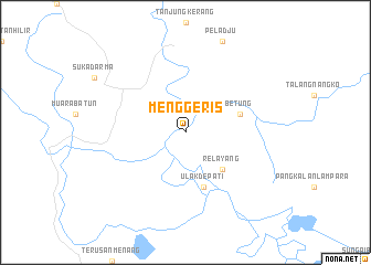 map of Menggeris