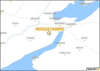 map of Menggezhuang