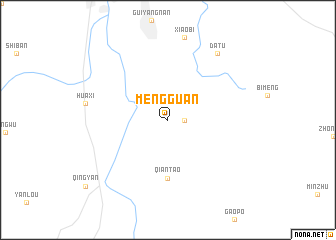 map of Mengguan