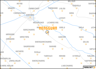 map of Mengguan