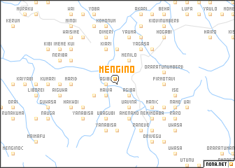 map of Mengino