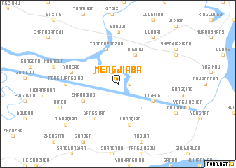 map of Mengjiaba