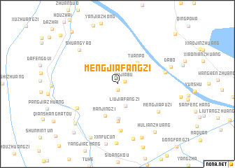 map of Mengjiafangzi