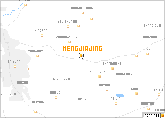 map of Mengjiajing