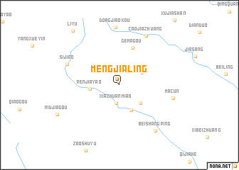 map of Mengjialing