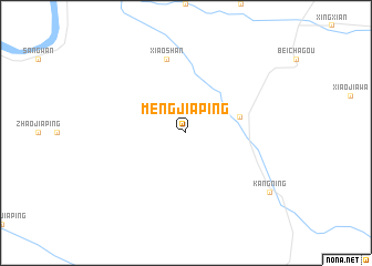 map of Mengjiaping