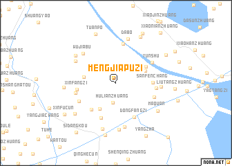 map of Mengjiapuzi