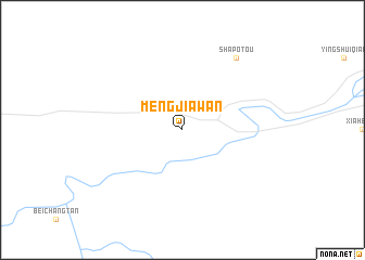 map of Mengjiawan