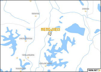 map of Mengjiaxi