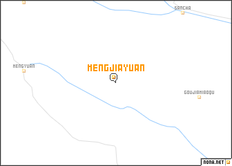 map of Mengjiayuan