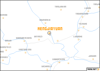 map of Mengjiayuan