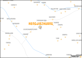 map of Mengjiazhuang