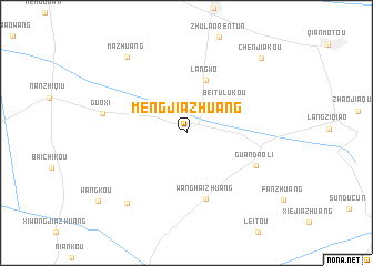 map of Mengjiazhuang