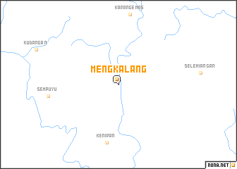 map of Mengkalang