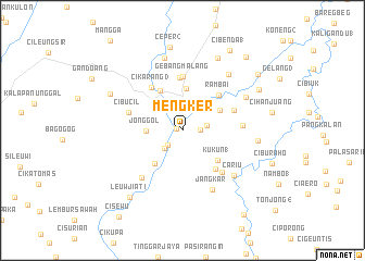 map of Mengker