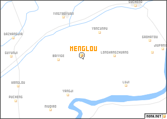 map of Menglou