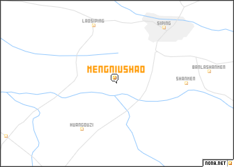 map of Mengniushao