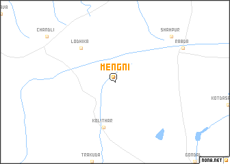 map of Mengni