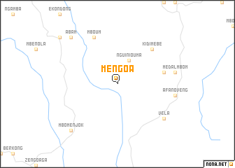 map of Mengoa