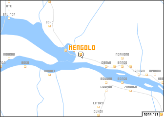 map of Mengolo