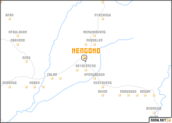 map of Mengomo