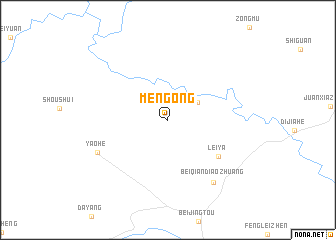 map of Mengong