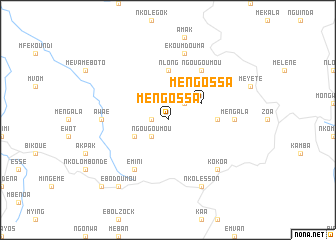 map of Mengossa