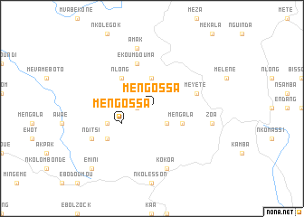 map of Mengossa