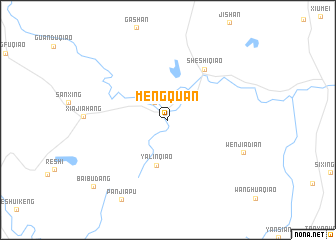 map of Mengquan