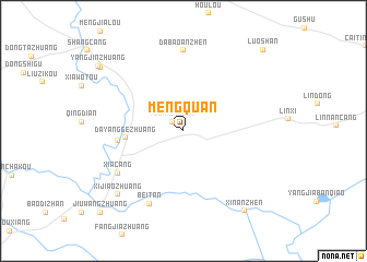 map of Mengquan