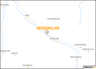 map of Mengshiling