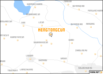 map of Mengtongcun