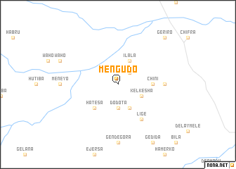 map of Mengudo