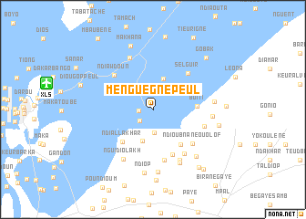 map of Menguègne Peul