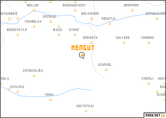 map of Mengüt