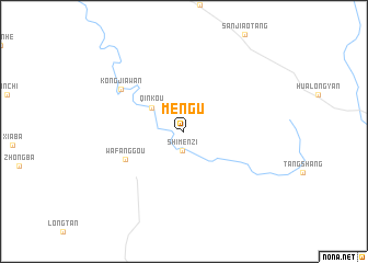 map of Mengu