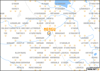 map of Mengu