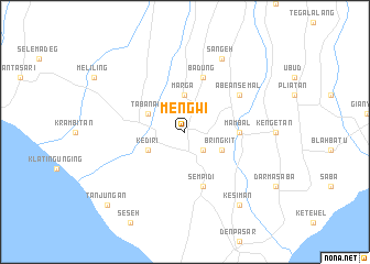 map of Mengwi