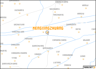 map of Mengxingzhuang