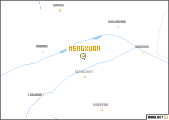 map of Mengxuan