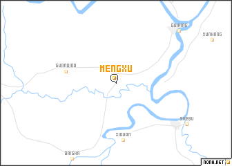 map of Mengxu