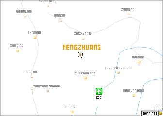 map of Mengzhuang