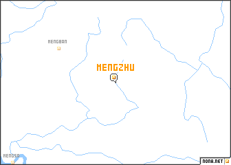 map of Mengzhu