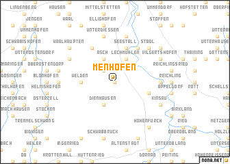 map of Menhofen